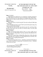 kỳ thi chọn đội tuyển dự thi học sinh giỏi quốc gia lớp 12 thpt năm học 2012 - 2013.môn lịch sử - sở giáo dục và đào tạo hà tĩnh