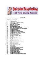 Quick and Easy Cooking pptx