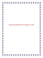Luyện tập dưỡng sinh với người cao tuổi. ppt