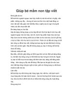 Giúp bé mầm non tập viết docx