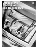 occupational projections and training data ppt