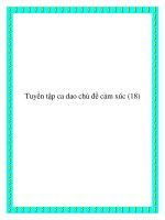 Tuyển tập ca dao chủ đề cảm xúc con người ppt