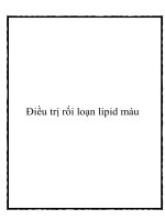 Điều trị rối loạn lipid máu pot