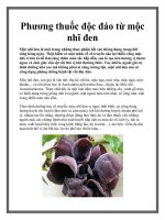 Phương thuốc độc đáo từ mộc nhĩ đen pot