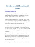 Khởi động dự án hệ điều hành thay thế Windows doc