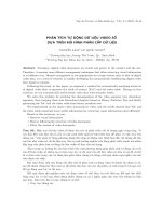 Phân tích dữ liệu video số dựa trên mô hình phân cấp dữ liệu. doc