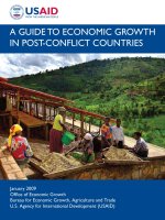 A GUIDE TO ECONOMIC GROWTH IN POST-CONFLICT COUNTRIES pptx