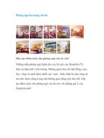 Phòng ngủ ấn tượng cho bé docx
