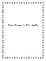 Những bài ca dao chủ đề hẹn ước tình yêu pdf