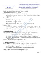 KỲ THI TỐT NGHIỆP TRUNG HỌC PHỔ THÔNG MÔN THI: TOÁN − ĐỀ SỐ 6 pot