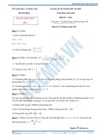 KÌ THI TUYỂN SINH LỚP 10 THPT NĂM HỌC 2012-2013 Môn thi : Toán - SỞ GIÁO DỤC VÀ ĐÀO TẠO THANH HÓA docx