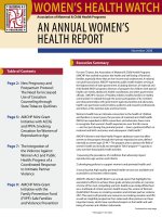 An Annual Women’s Health Report potx