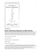 The Book of Business Etiquette pot