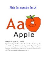 Phát âm nguyên âm A pdf