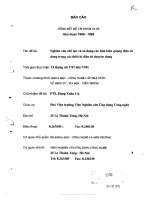 Nghiên cứu chế tạo và sử dụng các linh kiện quang điện tử dùng trong các thiết bị điện tử chuyên dụng potx