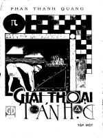 giai thoại toán học tập 1-phan thanh quan