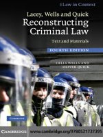Lacey, Wells and Quick Reconstructing Criminal Law Text and Materials Fourth edition pdf