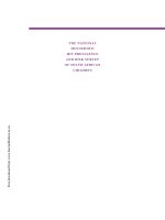 The National Household HIV Prevalence and Risk Survey of South African Children ppt