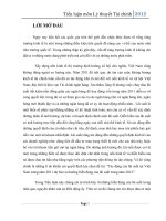 Đề tài: Tác động của lãi suất tại Việt Nam trong năm 2011 dự báo xu hướng biến động của lãi suất trong năm 2012 pdf