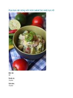 Xua tan cái nóng với món salad bơ xoài rực rỡ pot