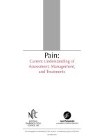 Pain: Current Understanding of Assessment, Management, and Treatments potx