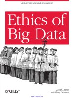 Ethics of Big Data doc