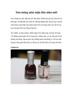 Sơn móng màu mận đón mùa mới ppt