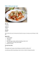 Nộm chân gà ngó sen pptx