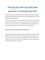 Nhà đẹp hơn nhờ mẹo phối màu hoàn hảo với nội thất màu đen pot