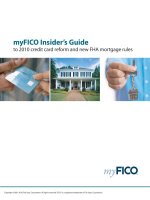 myFICO Insider’s Guide to 2010 credit card reform and new FHA mortgage rules potx
