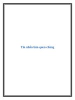 Tin nhắn làm quen chàng doc