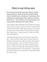 Bệnh ăn ngủ không ngon docx
