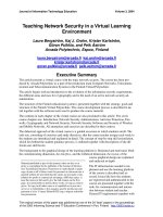 Teaching Network Security in a Virtual Learning Environment docx