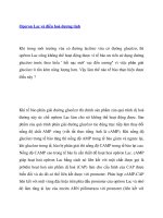 Operon Lac và điều hoà dương tính pot