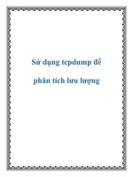 Sử dụng tcpdump để phân tích lưu lượng pptx