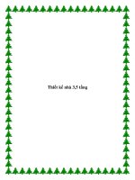 Thiết kế nhà 3,5 tầng doc