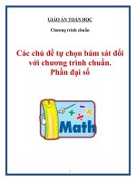 GIÁO ÁN TOÁN HỌC 12 - Chương trình chuẩn doc