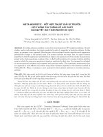 Meta-heuristic kết hợp tuật toán giải di truyền với thông tin thống kê xác xuất giải quyết bài toán người đi du lịch. pptx
