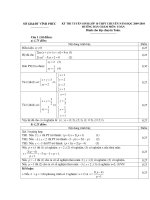 Đề Thi Thử Tuyển Sinh Lớp 10 Toán 2013 - Đề 69 pdf