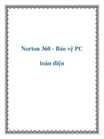 Norton 360 - Bảo vệ PC toàn diện docx