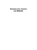 Managing Linux Systems with Webmin: System Administration and Module Development docx