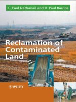 Reclamation of Contaminated Land pptx