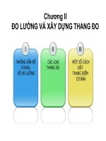 HỌC PHẦN ĐIỀU TRA XÃ HỘI HỌC - CHƯƠNG II ĐO LƯỜNG VÀ XÂY DỰNG THANG ĐO pdf