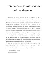 Thơ Lưu Quang Vũ - Gió và tình yêu thổi trên đất nước tôi pptx