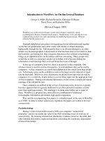 Introduction to WordNet: An On-line Lexical Database pptx