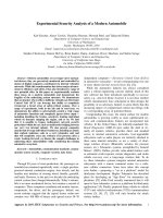 Experimental Security Analysis of a Modern Automobile docx