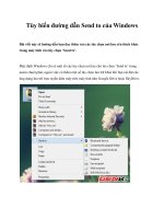 Tùy biến đường dẫn Send to của Windows docx