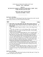 đáp án đề thi tốt nghiệp cao đẳng nghề hướng dẫn du lịch môn thi thực hành nghề mã đề thi hddl - th (6)