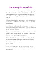 Nên thi học phần như thế nào? pot