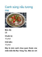 Canh súng nấu tương me ppt